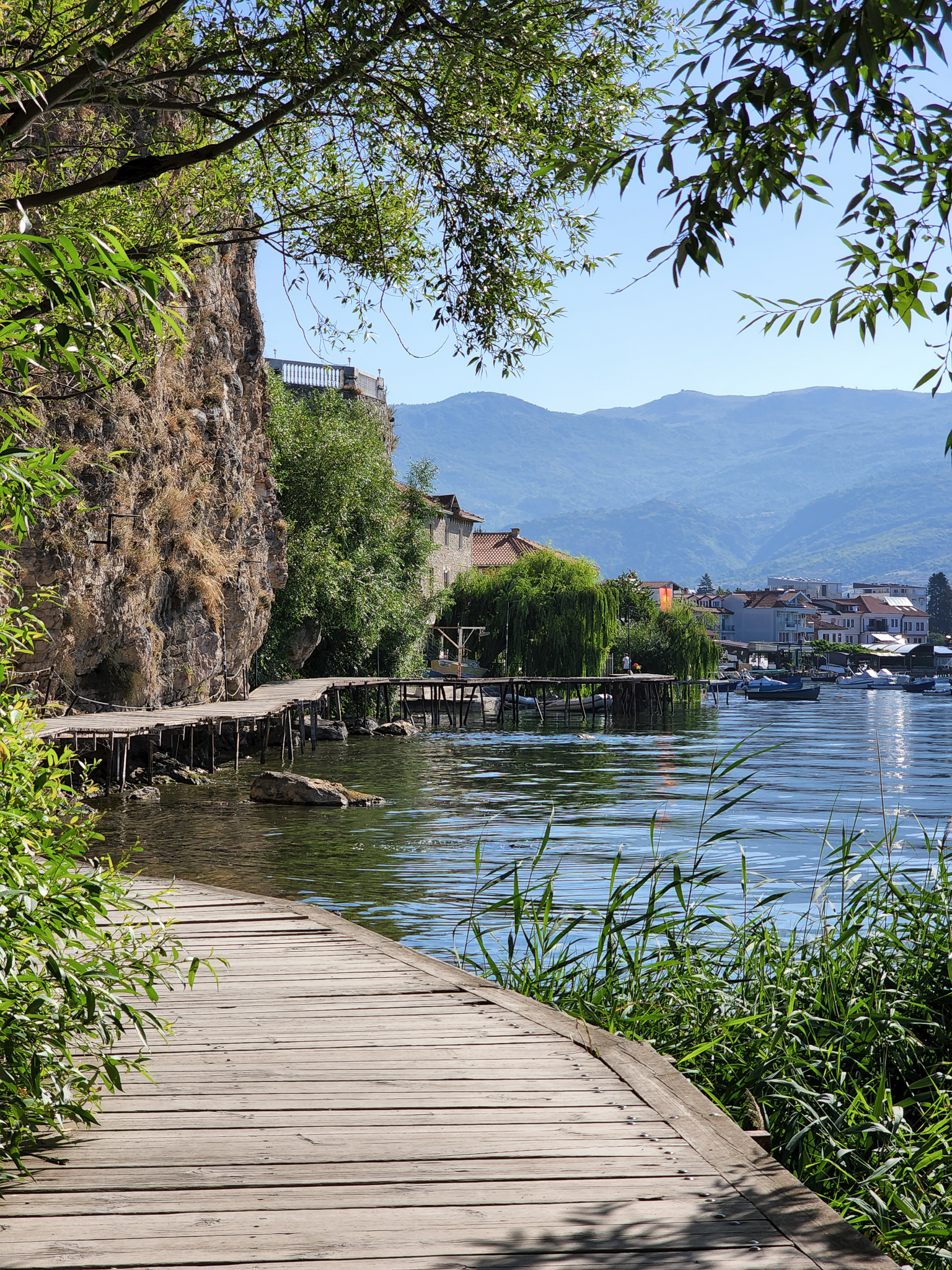 Ohrid boardwalk